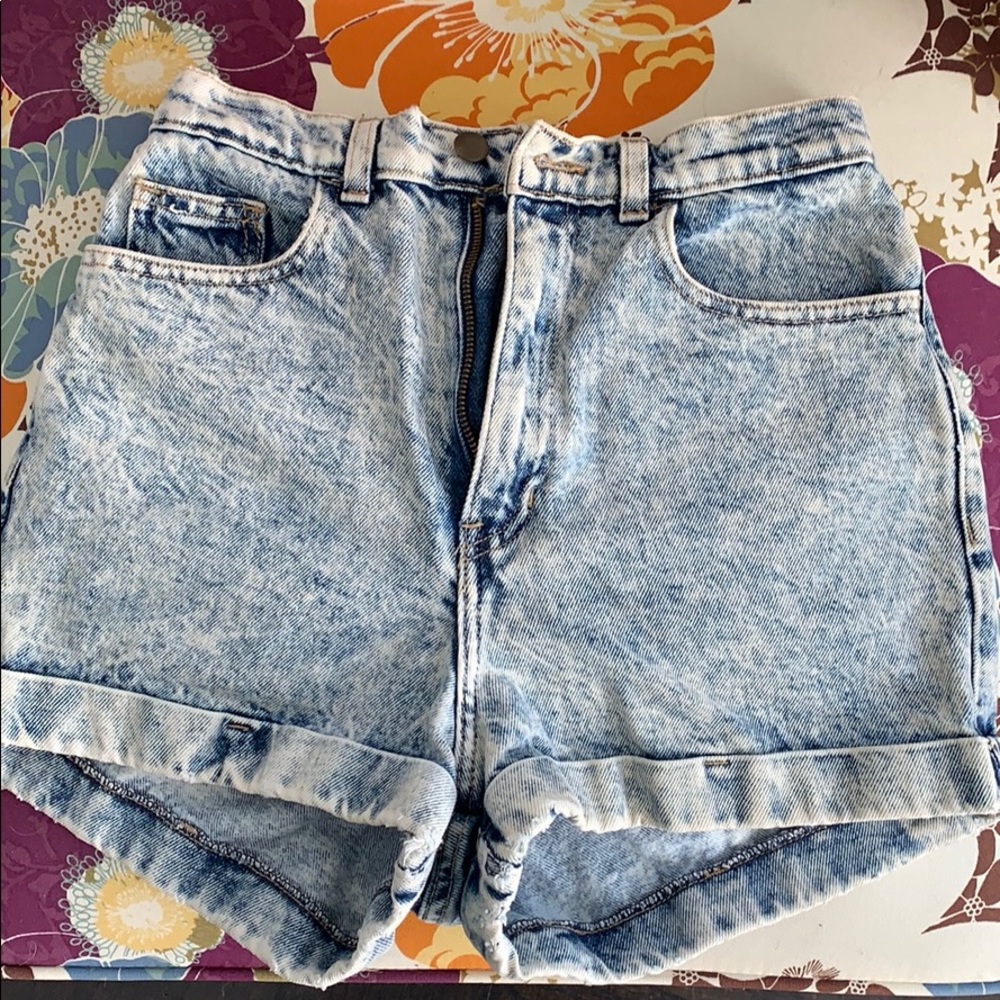 American apparel high waisted shorts